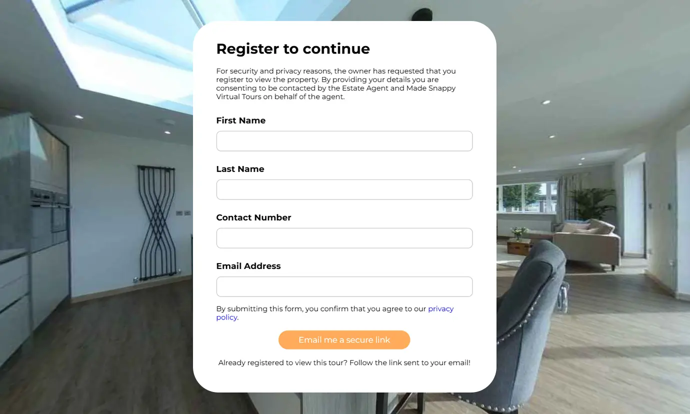 Lead generation tour example